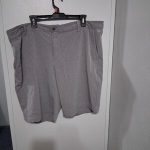 Pre Loved Gray Adidas Athletic Mens Shorts 42" Made With Recycled Plastics